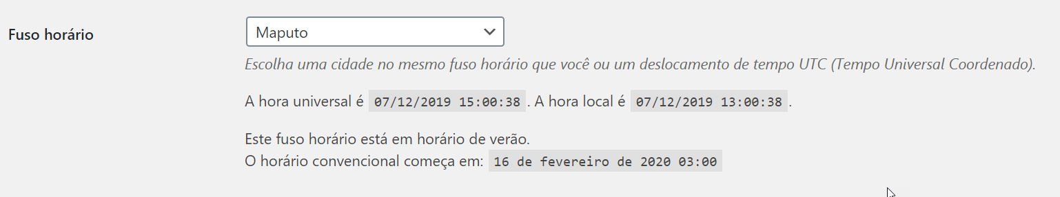 Configurações Gerais do WordPress 8